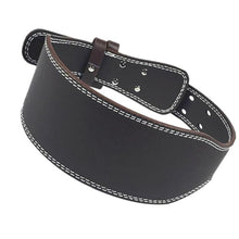 Load image into Gallery viewer, Leather Weightlifting Belt